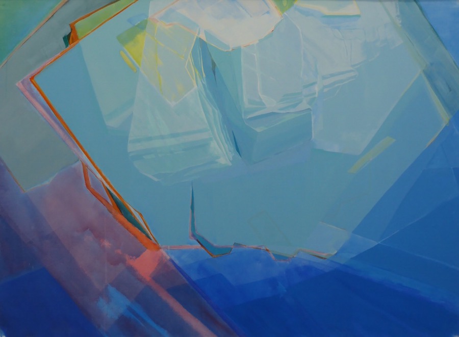 Under Ice Imaginative Exploration 1, acrylic on canvas, 66